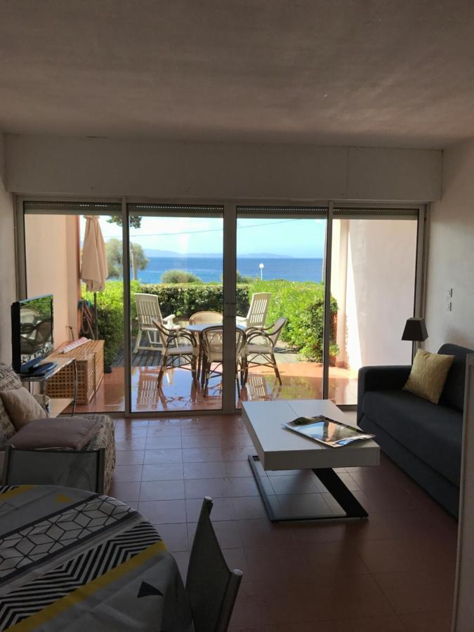 Grand Studio Route Des Sanguinaires Tres Belle Vue Mer Lägenhet Ajaccio  Exteriör bild